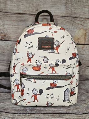 Loungefly Trick 'R Treat Sam Allover Print Mini Backpack